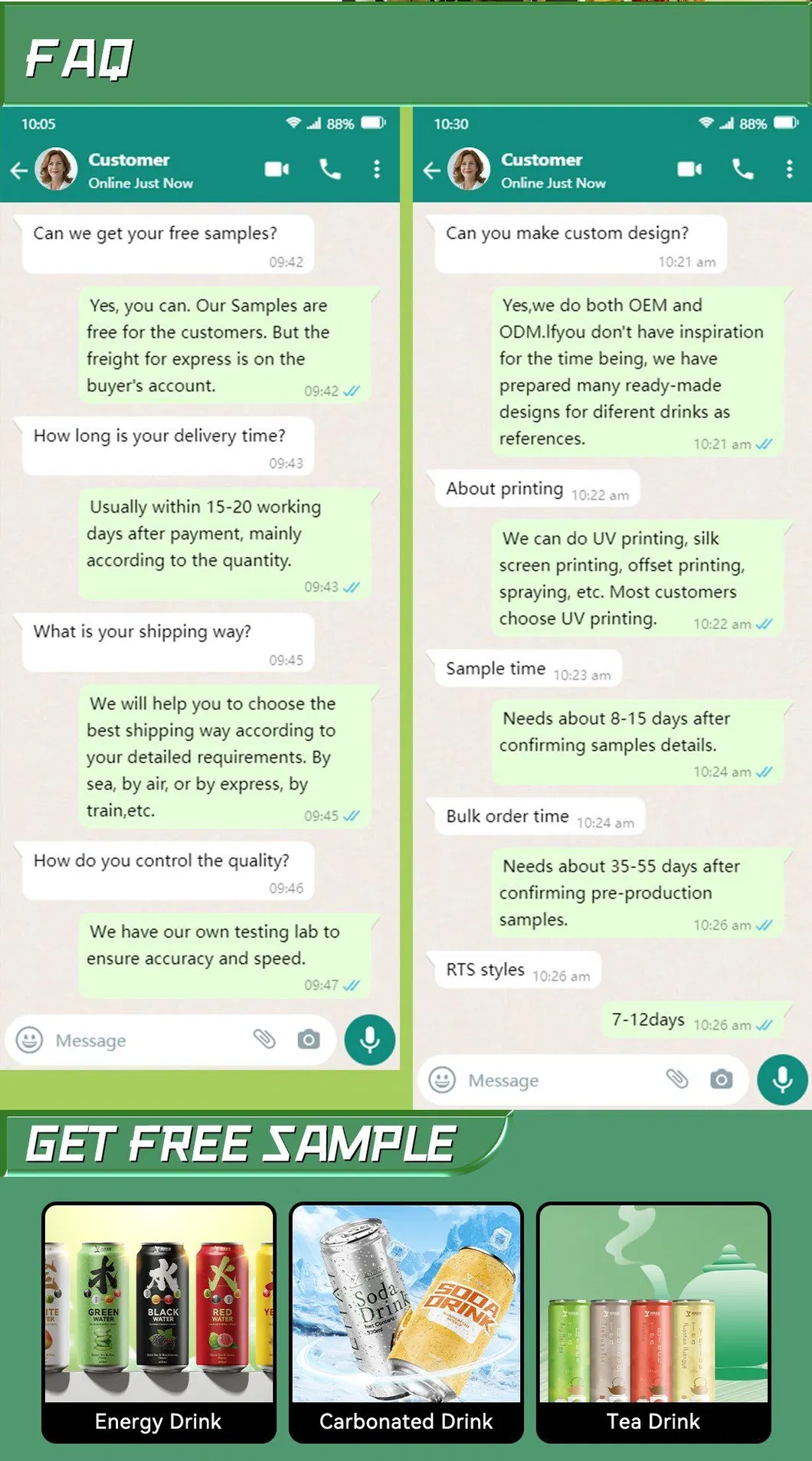 Energy Drink 300% Daily Vitamin C Energy Drink with Zinc & Elderberry