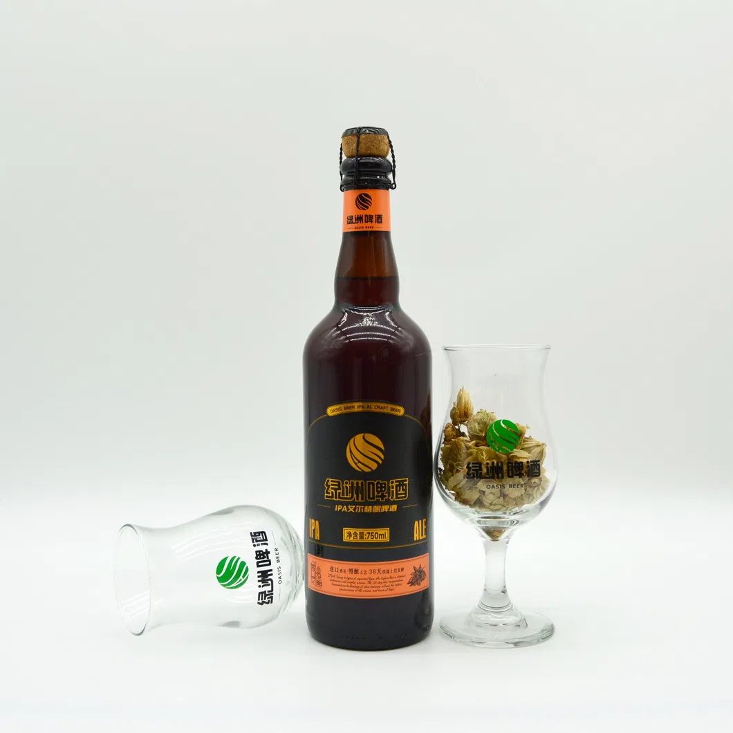 Oasis Beer, Crafted to Perfection, 4.2% Abv, 15° P, 750ml*12, ISO9001 Certified, HACCP, 6%Vol Ipa Beer