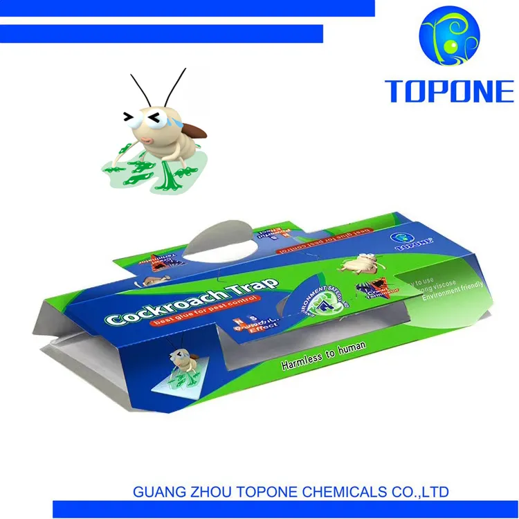 Topone Disposable Pesticide Trap Cockroach Killer Glue Trap