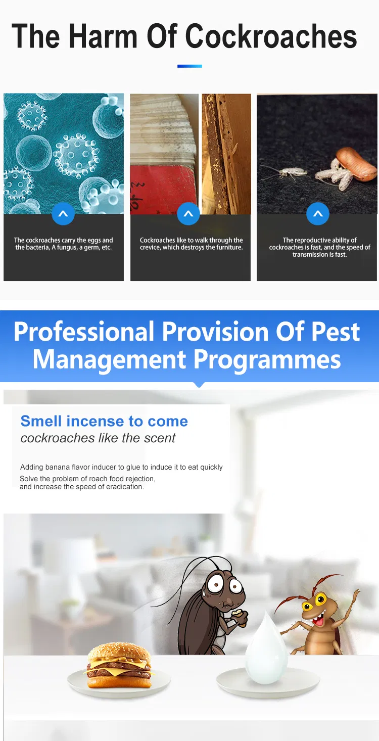 Topone Disposable Pesticide Trap Cockroach Killer Glue Trap